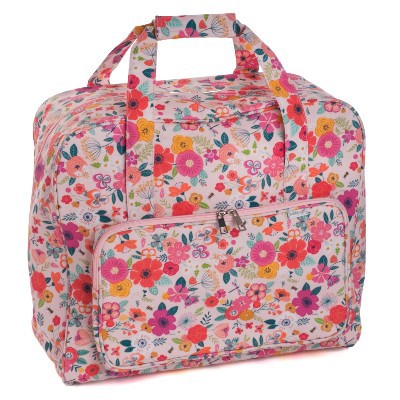 Pink Floral Sewing Machine Bag